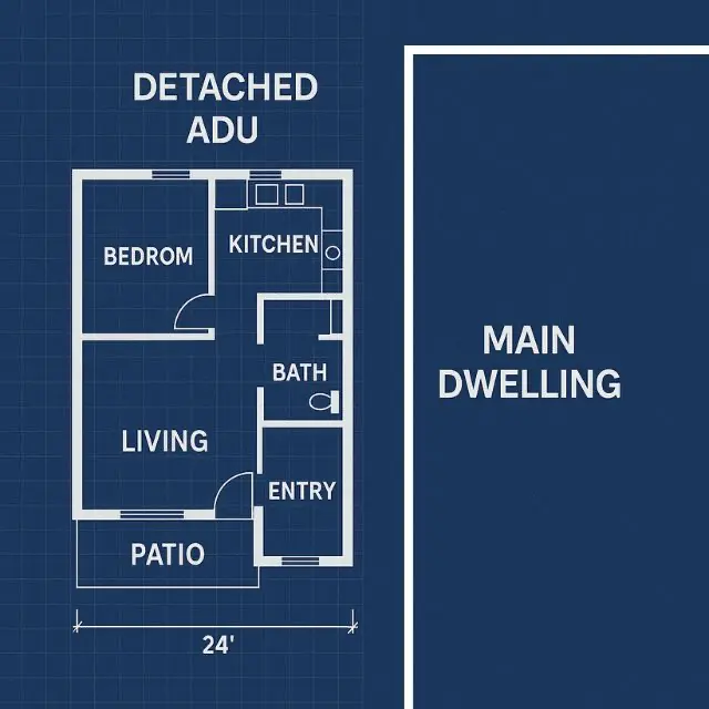Detached ADU builder in Riverside County CA - Honeywill Construction.