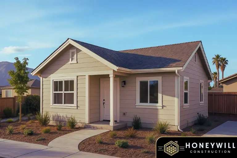 Modern ADU in Hemet, California with drought-tolerant landscaping